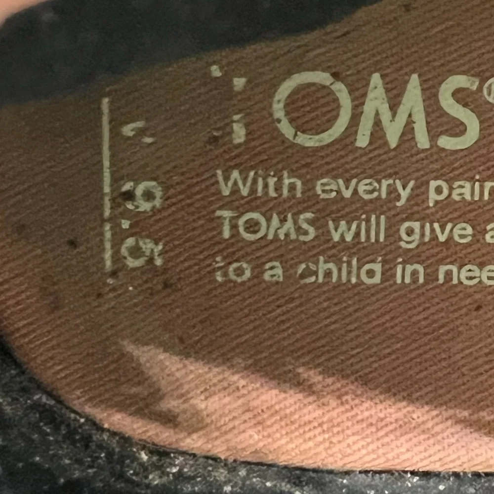 TOMS Black Suede Ankle Booties with Stitched sole